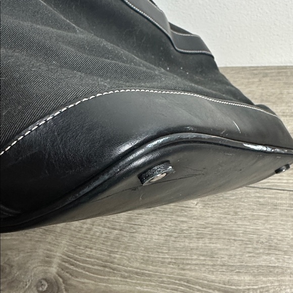 Coach Black Canvas & Leather Bag - Picture 11 of 13